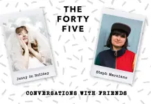 Conversations with Friends: Jenny on Holiday x Steph Marziano Jenny on Holiday Steph Marziano