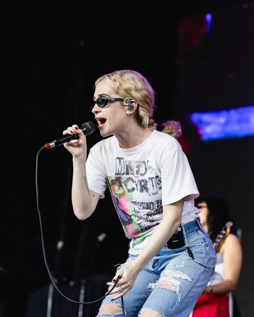 Blondshell on stage at All Things Go Festival 2025