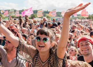 How do you solve a problem like racial diversity at Glastonbury? Glastonbury crowd shot