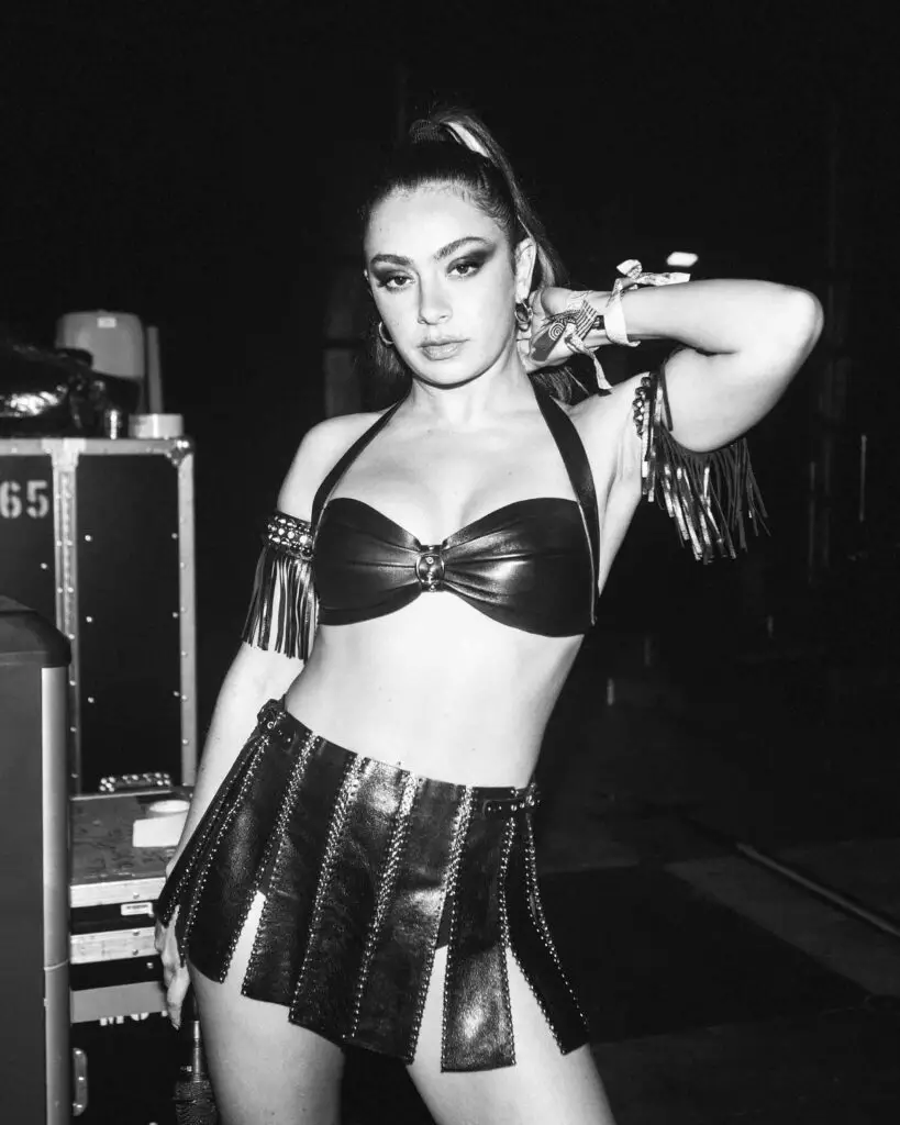 Charli XCX Backstage at Glastonbury 2022