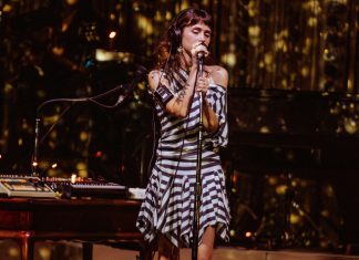 Clairo live at Stanford: Laidback, tipsy magic Clairo at Frost Ampitheater