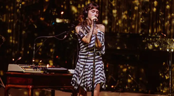 Clairo live at Stanford: Laidback, tipsy magic Clairo at Frost Ampitheater