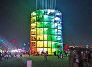 What it’s like to go to Coachella in your thirties Coachella festival rainbow Spectra tower