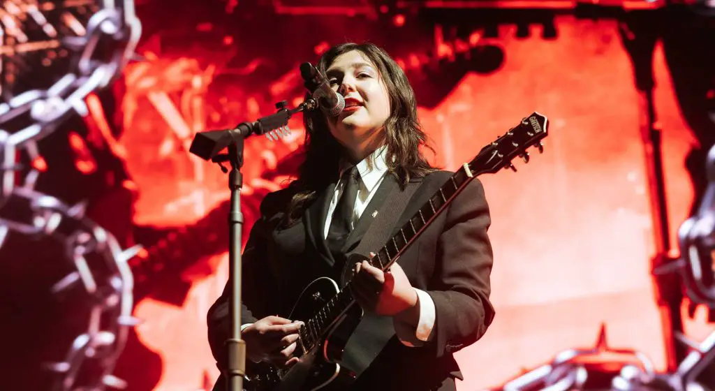 Lucy Dacus of boygenius at Coachella 2023