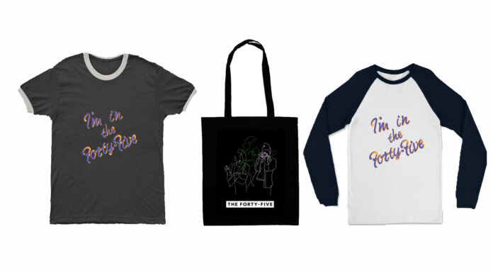 Support The Forty-Five by buying some banging merch The Forty-Five merch