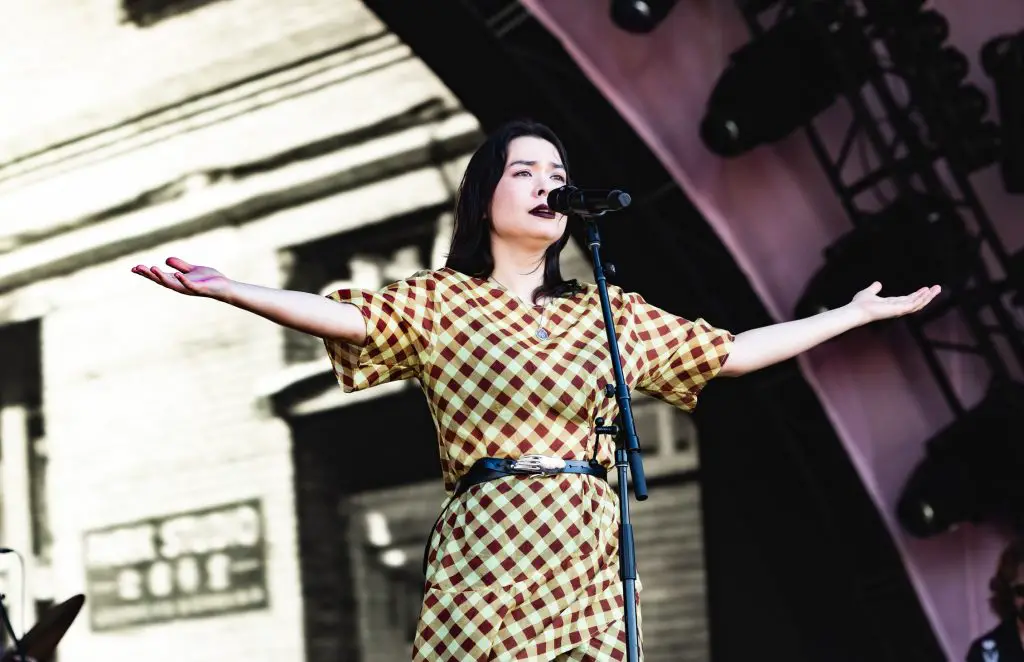 Mitski photographed by Jenn Five for The Forty-Five at Daisy Chain Fields festival 2026