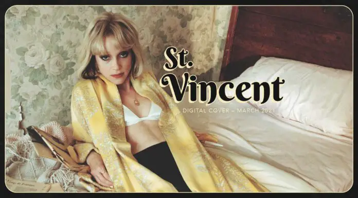 St. Vincent – Cover Story: “Clark girls are an impenetrable force. We will cut a bitch” St Vincent interview magazine cover