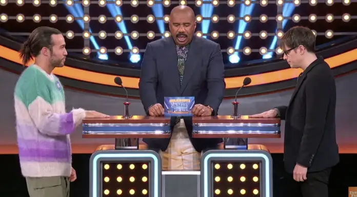 Watch Fall Out Boy and Weezer go head to head in Celebrity Family Feud Weezer