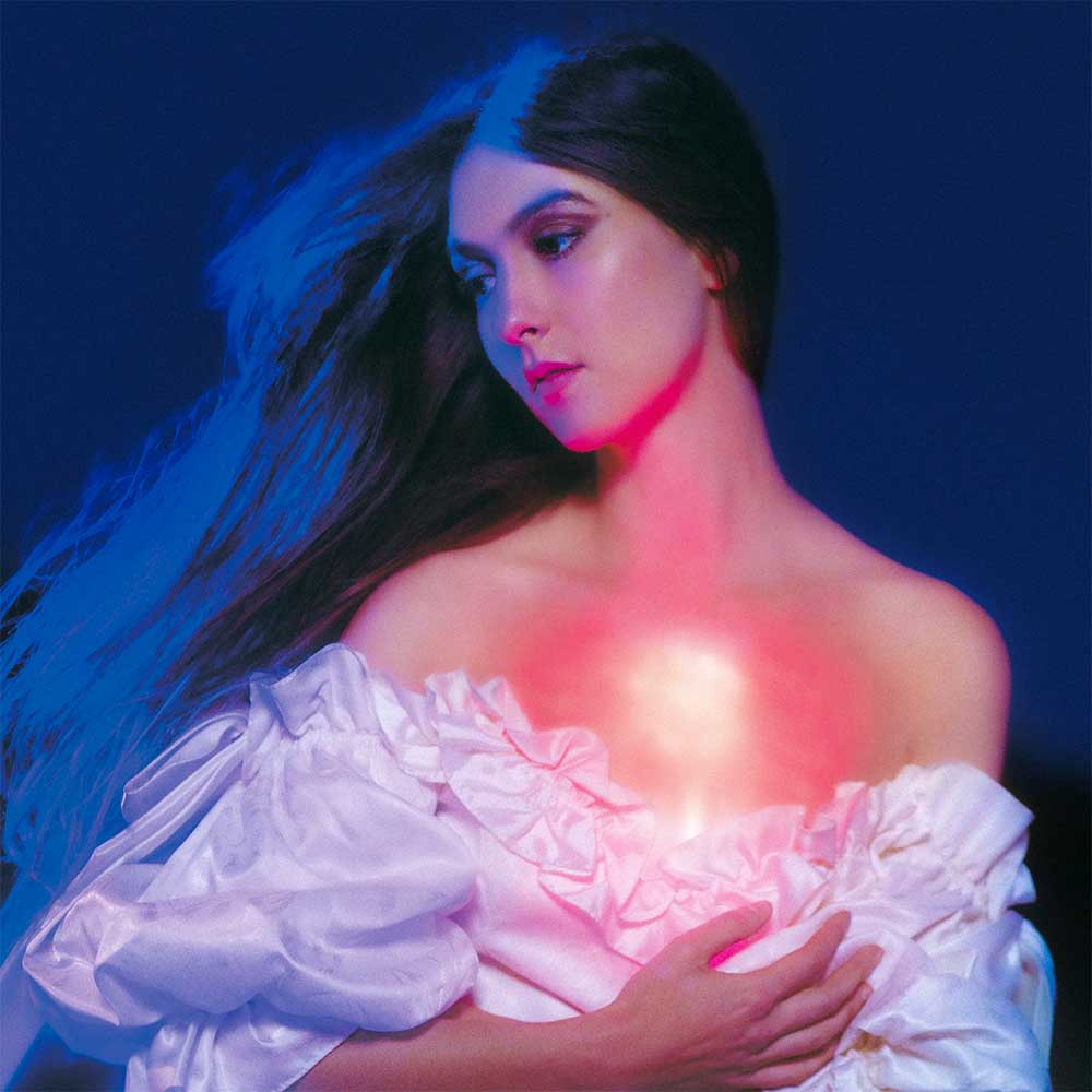 Weyes Blood album cover for In The Darkness Hearts Aglow