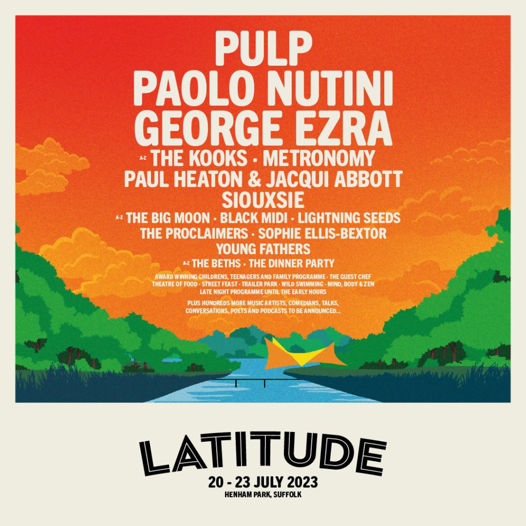 Latitude Festival 2023 lineup poster